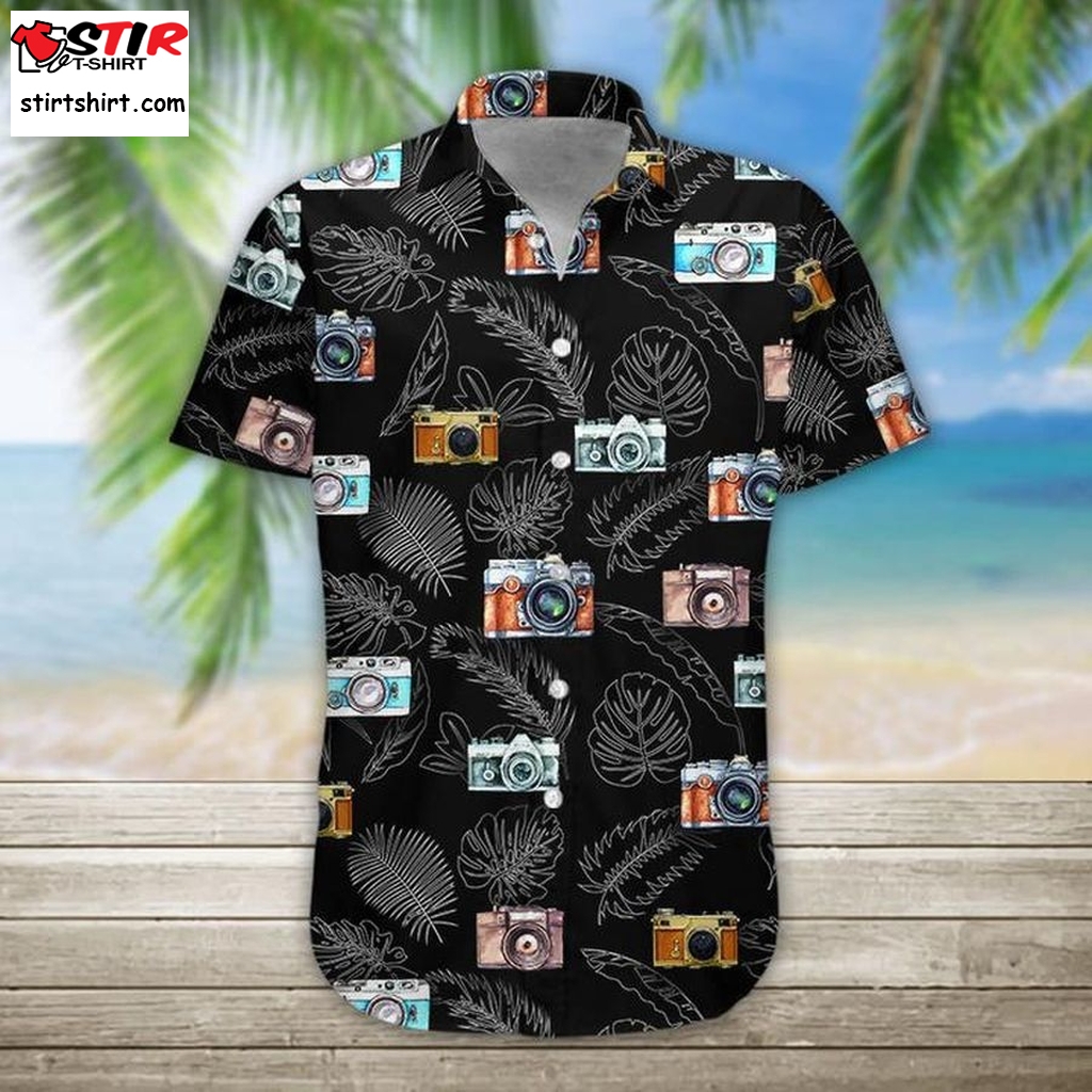 Camera Hawaiian Shirt Pre13408, Hawaiian Shirt,  Funny Shirts, Gift Shirts, Graphic Tee  Funny s