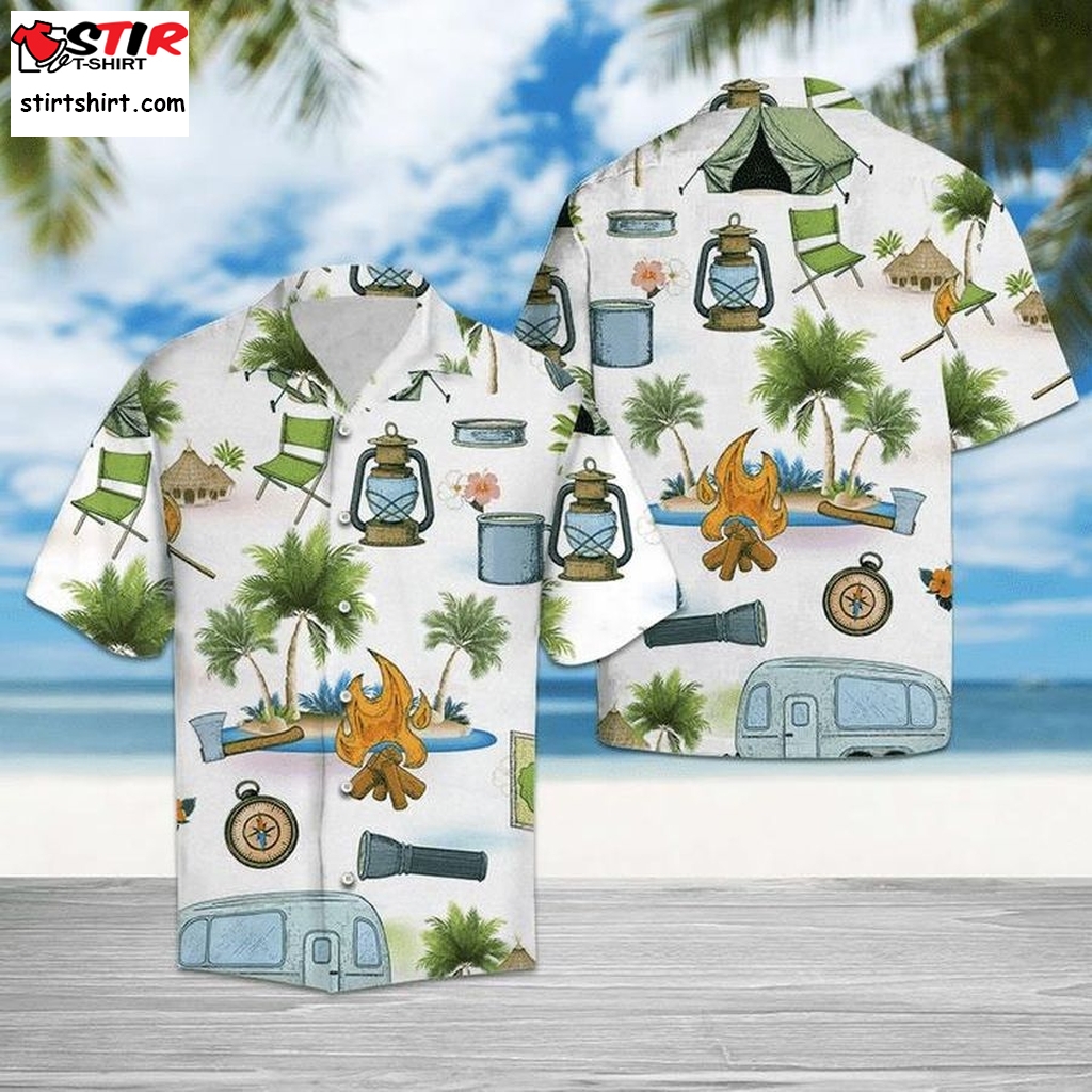 Camping Lover Hawaiian Shirt Pre11088, Hawaiian Shirt, Tactical Funny Shirts, Gift Shirts, Graphic Tee  Tactical s