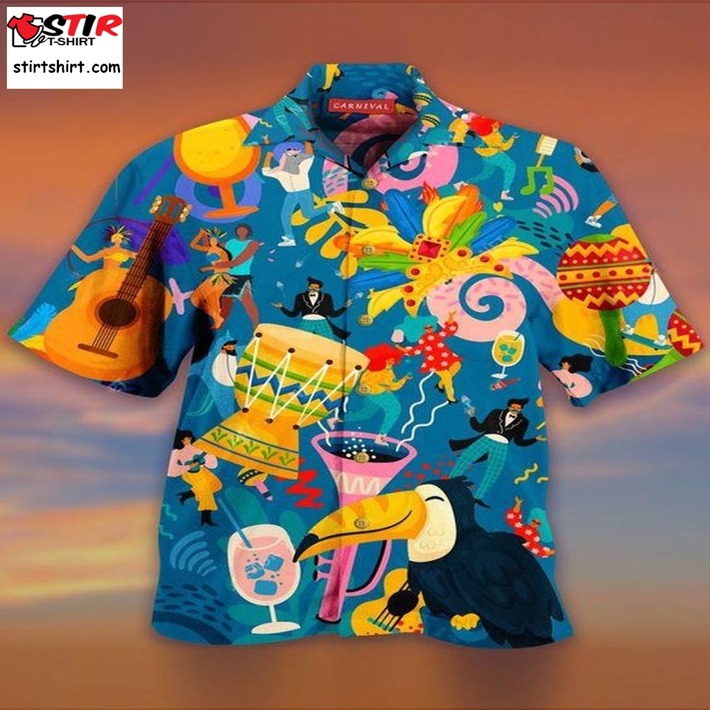 Carnival Hawaiian Shirt Pre11606, Hawaiian Shirt, Tactical Funny Shirts, Gift Shirts, Graphic Tee  Tactical s