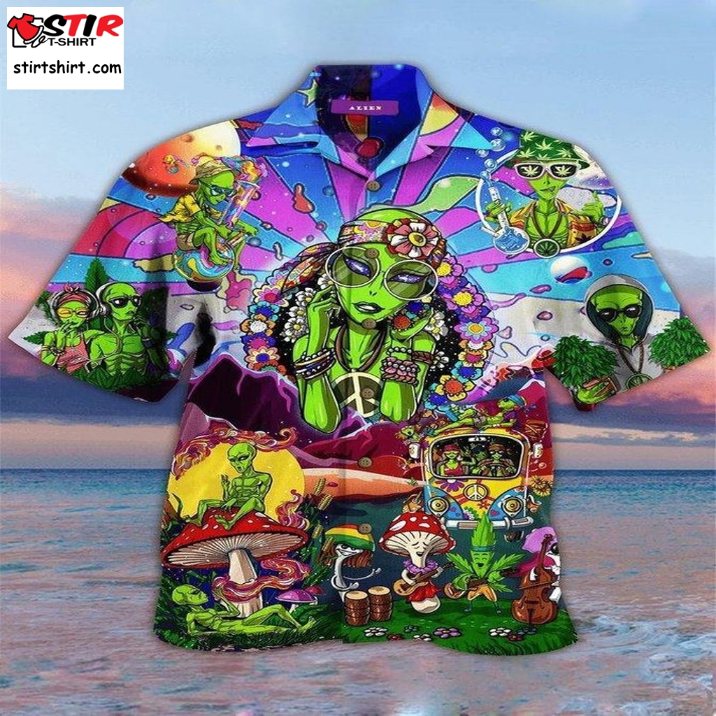Casual Cotton Blend Hippie Hawaiian Shirt Pre11868, Hawaiian Shirt, Womens Funny Shirts, Gift Shirts  Womens s