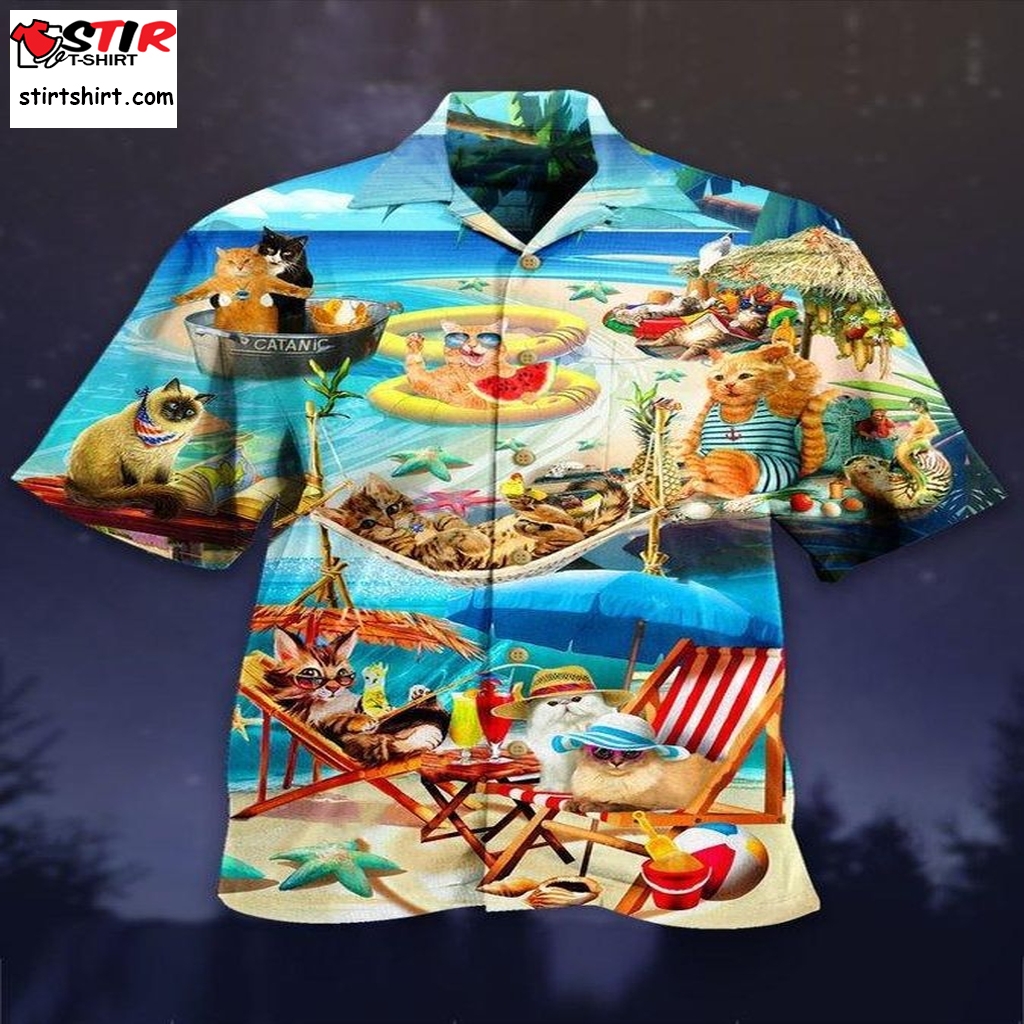 Cat Hawaiian Shirt Pre13458, Hawaiian Shirt, Family Funny Shirts, Gift Shirts, Graphic Tee  Family s