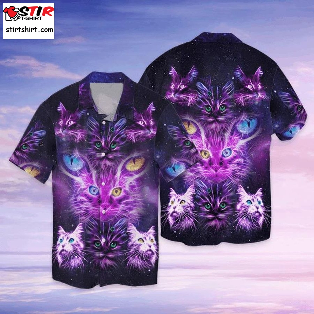 Cat Lover Hawaiian Shirt Pre11077, Hawaiian Shirt, Family Funny Shirts, Gift Shirts, Graphic Tee  Family s