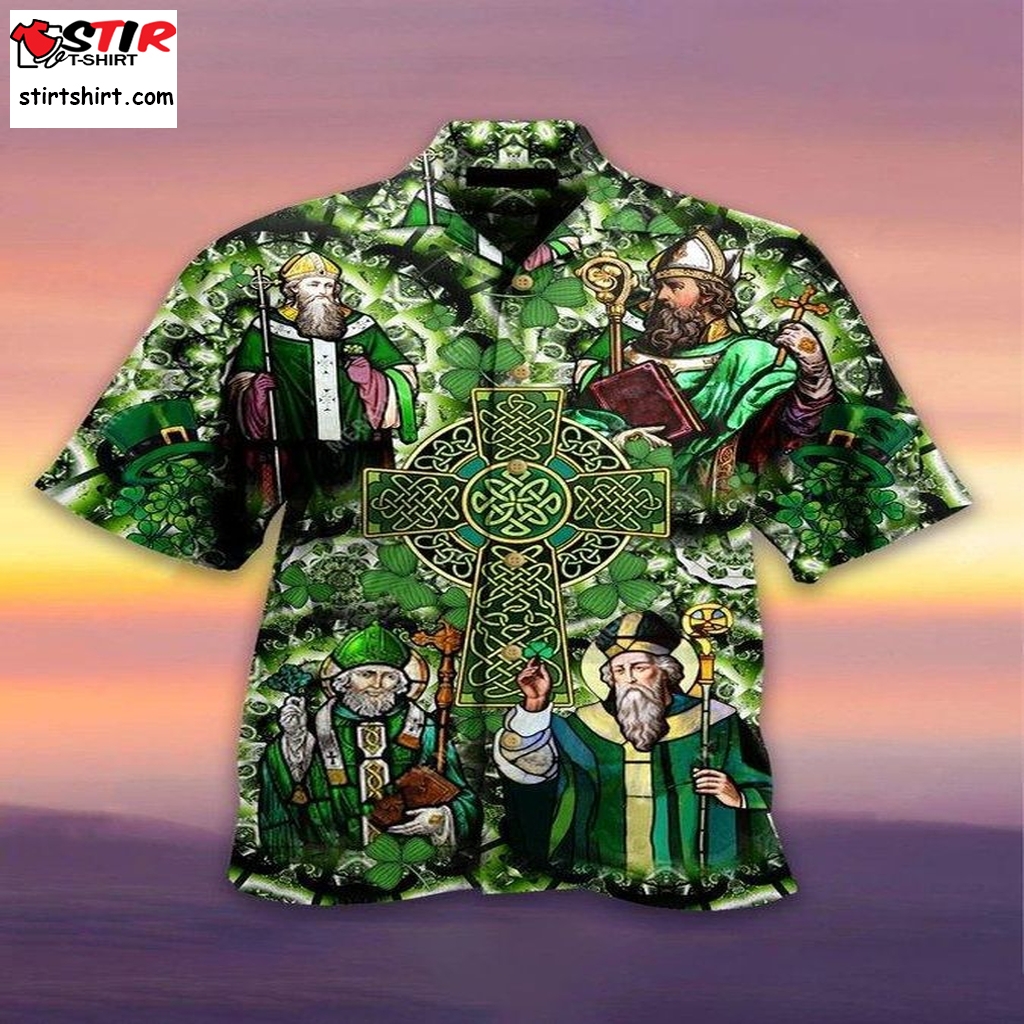 Celtic Cross Stpatricks Day Hawaiian Shirt Pre13456, Hawaiian Shirt, Cheap Funny Shirts, Gift Shirts  Cheap s