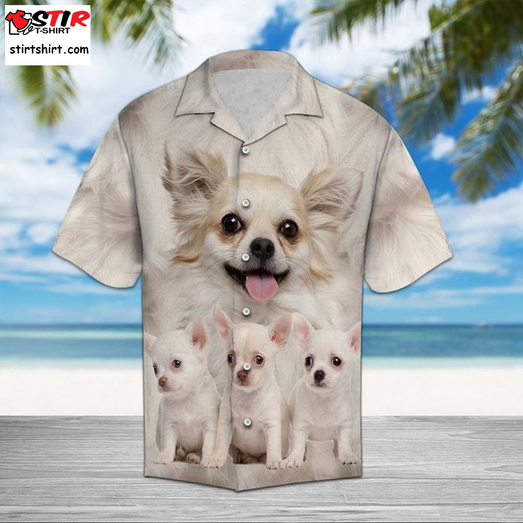 Chihuahua Great Hawaiian Shirt Pre10640, Hawaiian Shirt, Long Sleeve Funny Shirts, Gift Shirts, Graphic Tee  Long Sleeve s