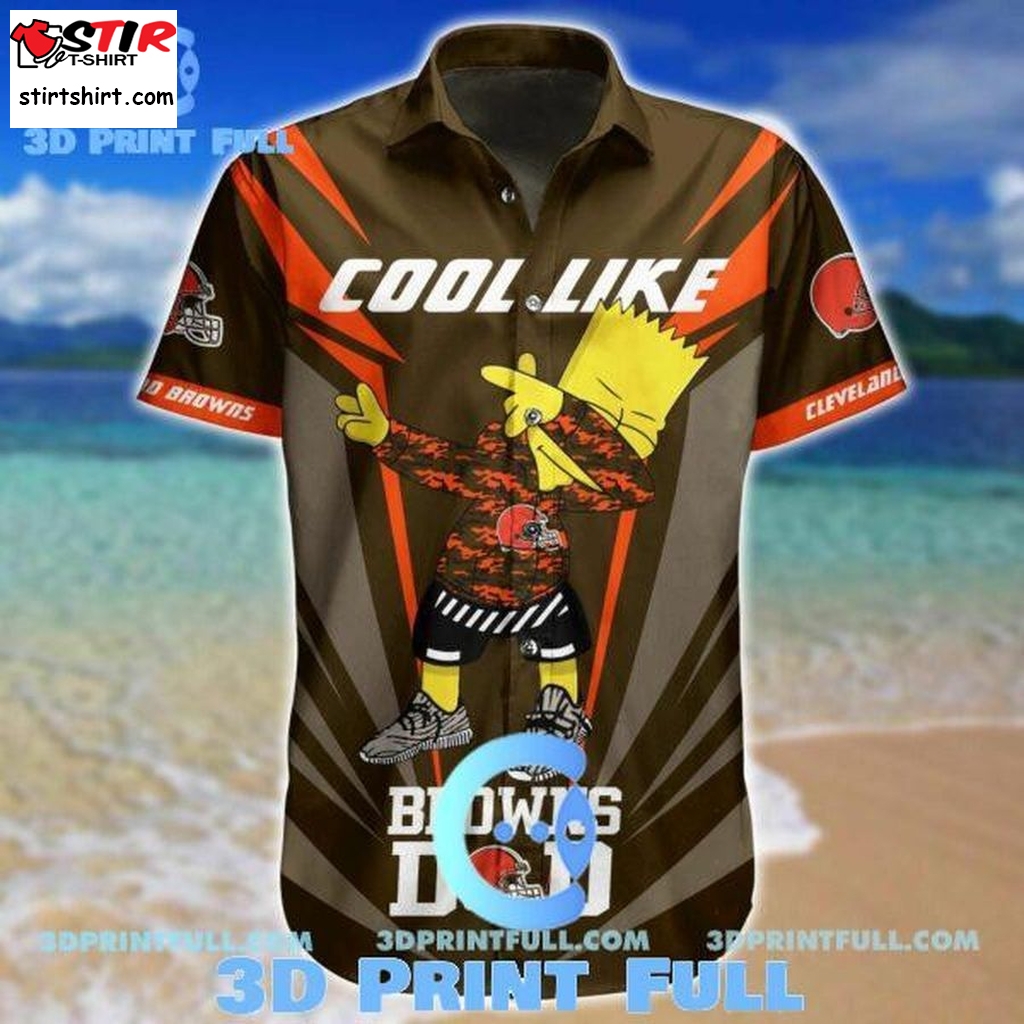 Cleveland Browns Hawaiian Shirt Short Cool Like  Cool s