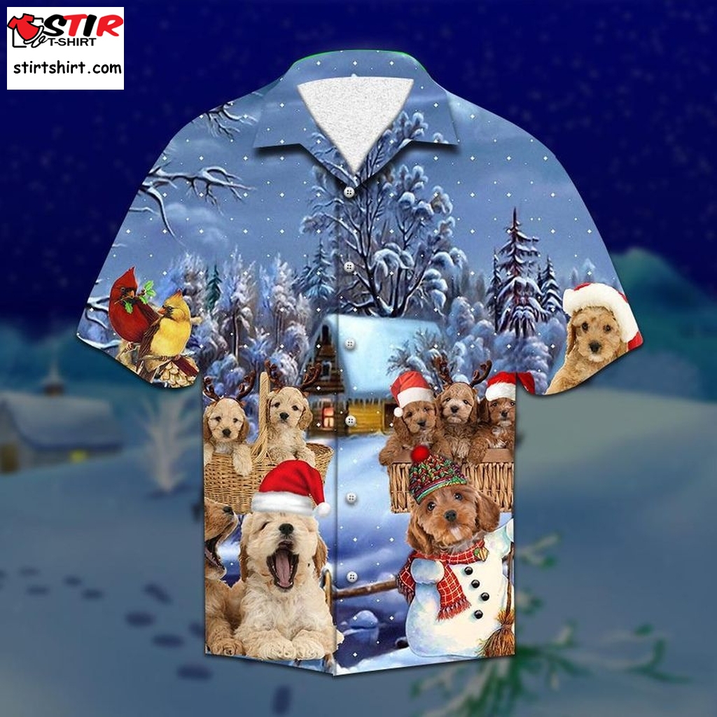 Cockapoo Christmas Hawaiian Shirt Pre13353, Hawaiian Shirt, Beach Shorts, One Piece Swimsuit, Polo Shirt, Funny Shirts, Gift Shirts, Graphic Tee  Gun s