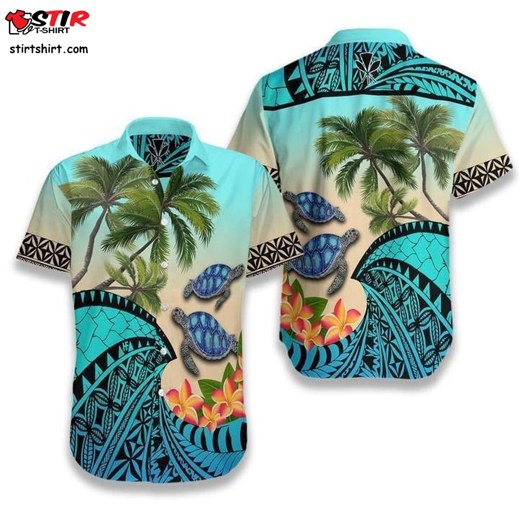 Coconut Tree Polynesian Turtle Hawaiian Shirt Pre13322, Hawaiian Shirt, Beach Shorts, One Piece Swimsuit, Polo Shirt, Funny Shirts, Gift Shirts  Ladies s