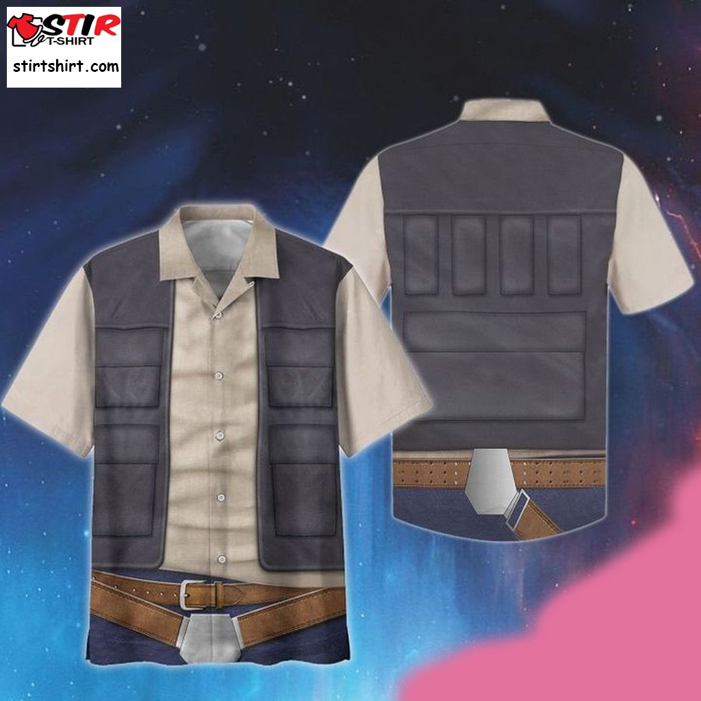 Cosplay Star Wars Han Solo Unisex Hawaiian Shirt  Star Wars s