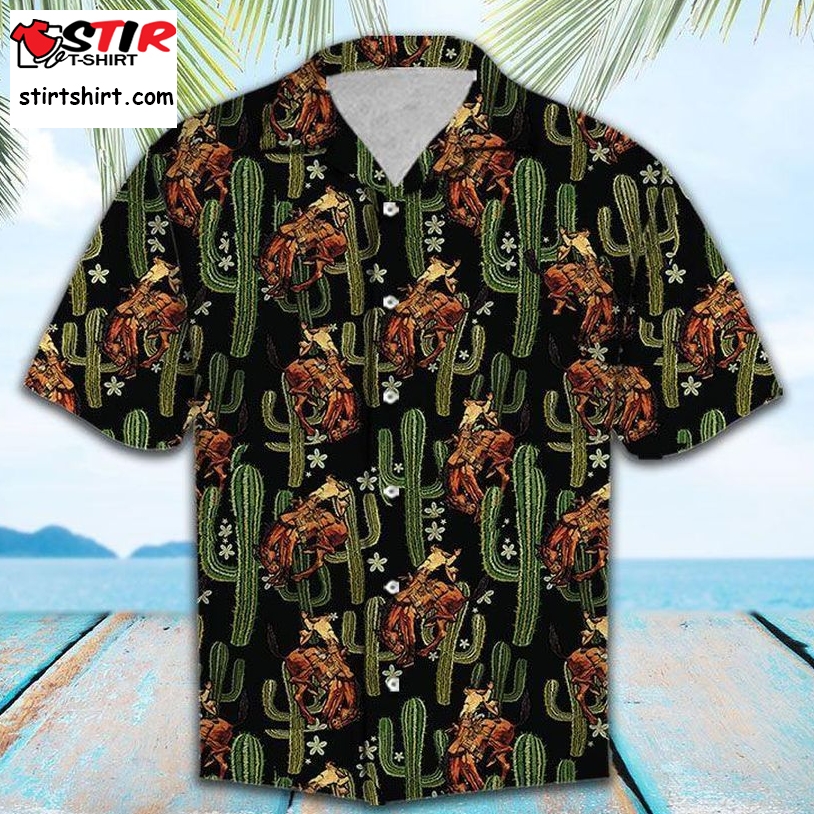 Cowboy Cactus Hawaiian Shirt Pre13336, Hawaiian Shirt, Beach Shorts, One Piece Swimsuit, Polo Shirt, Funny Shirts, Gift Shirts, Graphic Tee