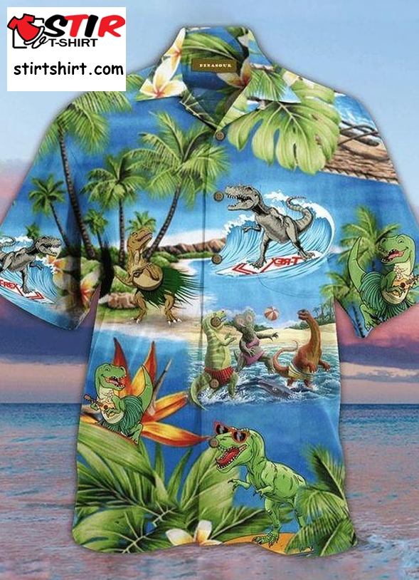 Dinosaur Coconut Tree Hawaiian Shirt Pre11392, Hawaiian Shirt, Beach Shorts, One Piece Swimsuit, Polo Shirt, Funny Shirts, Gift Shirts, Graphic Tee   Copy   Copy