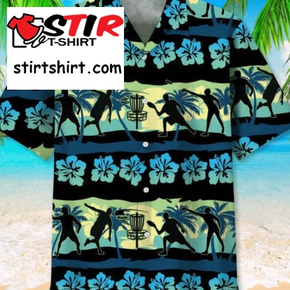 Disc Golf Nature Beach Hawaiian Shirts, Disc Golf Hawaii Aloha Shirts Short Sleeve