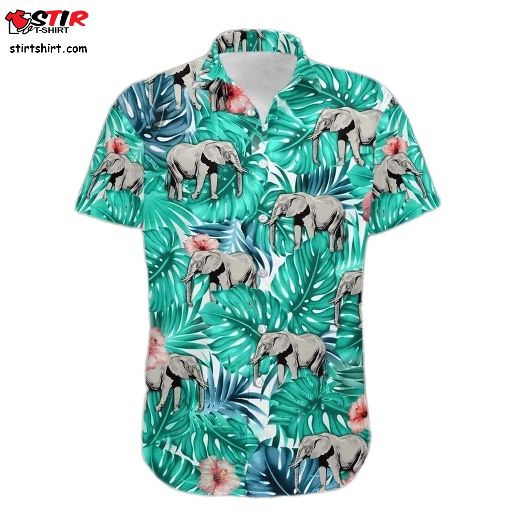 Discover Cool Elephant Tropical Full Authentic Hawaiian Shirt 2023S  Cool s