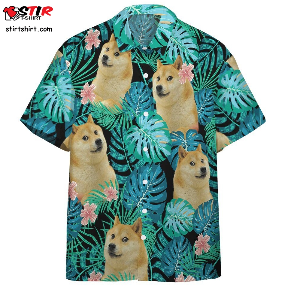 Doge Meme Hawaiian Custom Short Sleeve Shirt   Day Meme