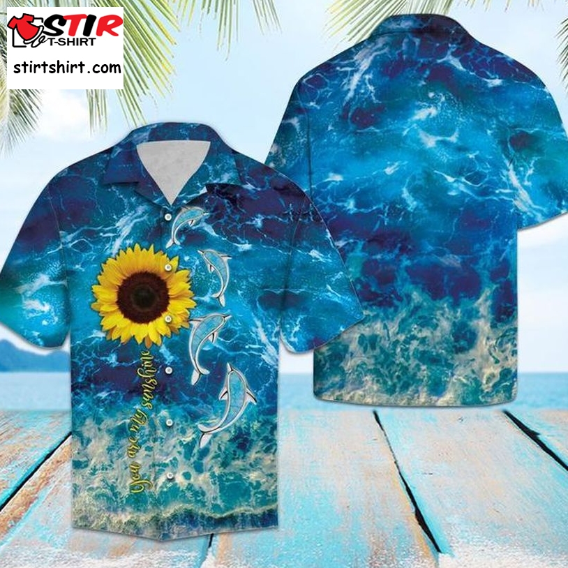 Dolphin You Are My Sunshine Hawaiian Shirt Pre10558, Hawaiian Shirt, Beach Shorts, One Piece Swimsuit, Polo Shirt, Funny Shirts, Gift Shirts