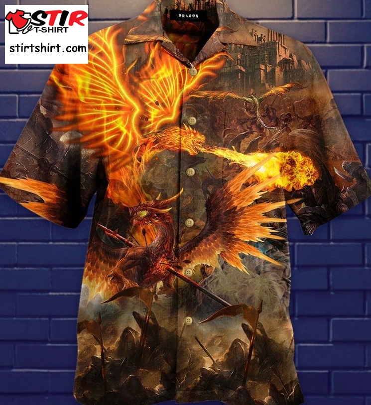 Dragon Warrior Hawaiian Shirt Pre13296, Hawaiian Shirt, Beach Shorts, One Piece Swimsuit, Polo Shirt, Funny Shirts, Gift Shirts, Graphic Tee