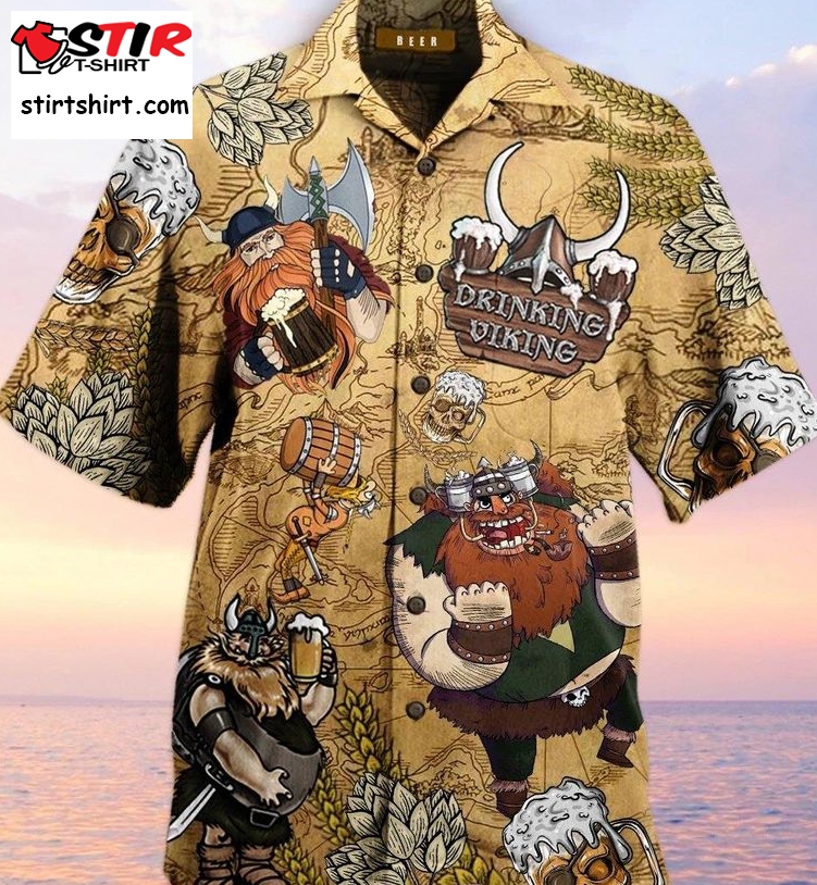 Drinking Viking Hawaiian Shirt Pre13193, Hawaiian Shirt, Beach Shorts, One Piece Swimsuit, Polo Shirt, Funny Shirts, Gift Shirts, Graphic Tee