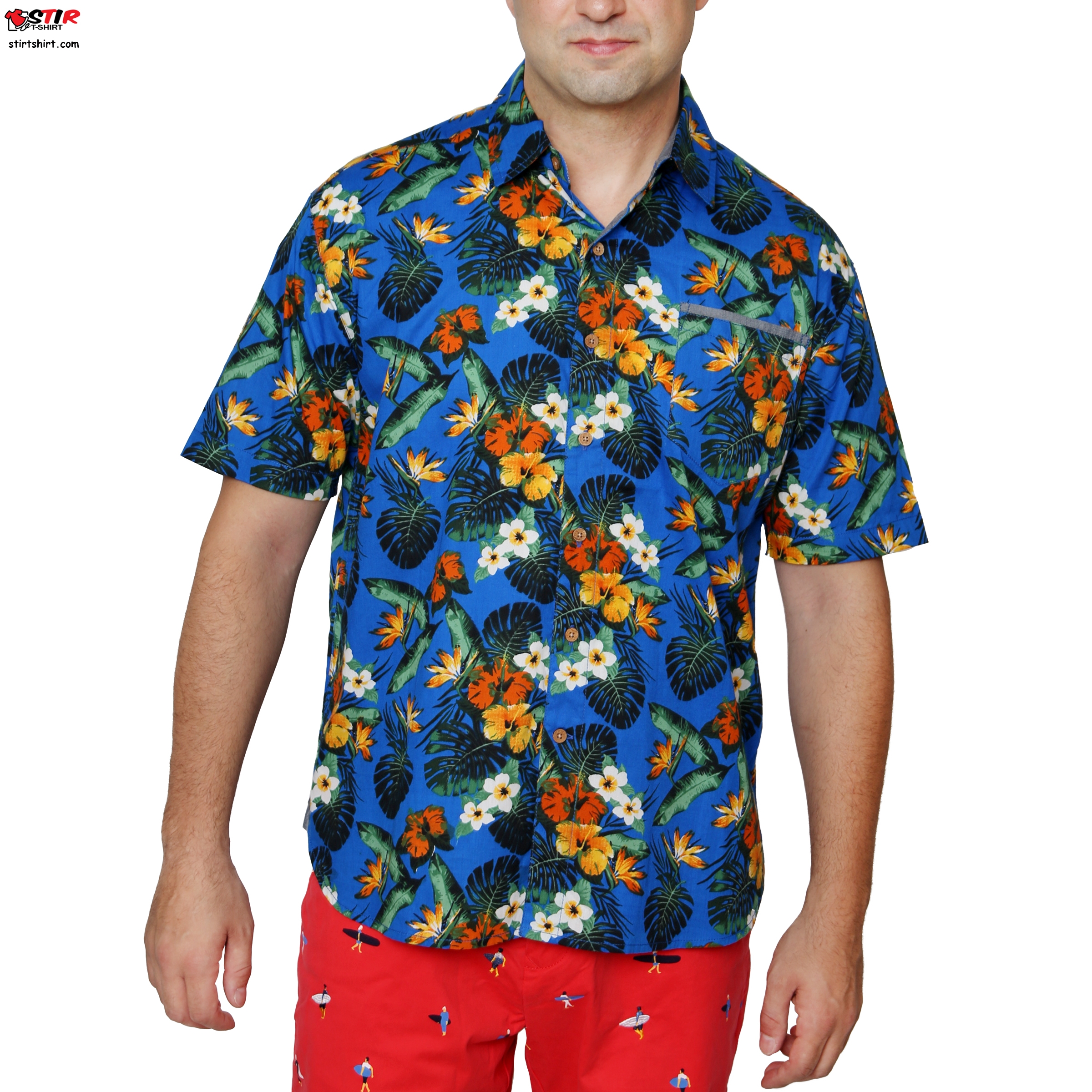 Elvis Presley Blue Hawaii Men_S Short Sleeve Shirt  Elvis s