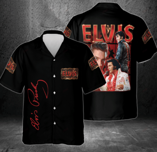 Elvis Presley Hawaiian Shirt, Halloween Christmas 3D Shirtpng  Elvis s