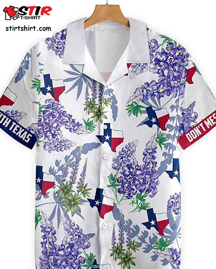 Exas Shirts For Men  Bluebonnet Texas Hawaiian Shirts