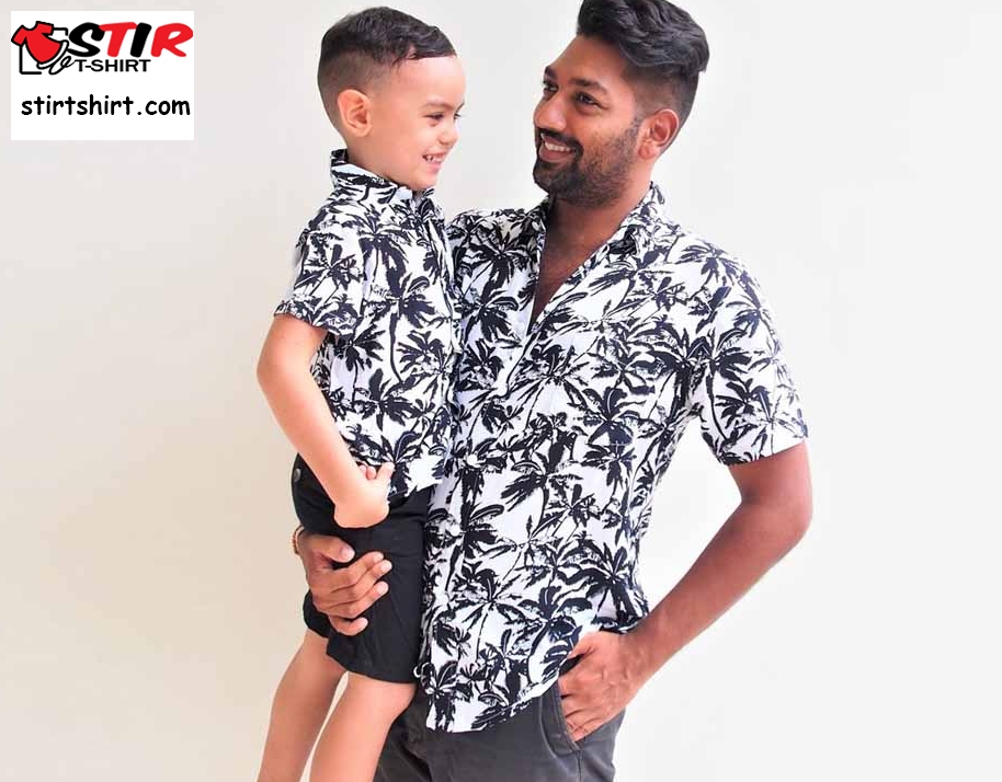 Father _ Son Matching Shirts  Hawaiian Dad Shirt