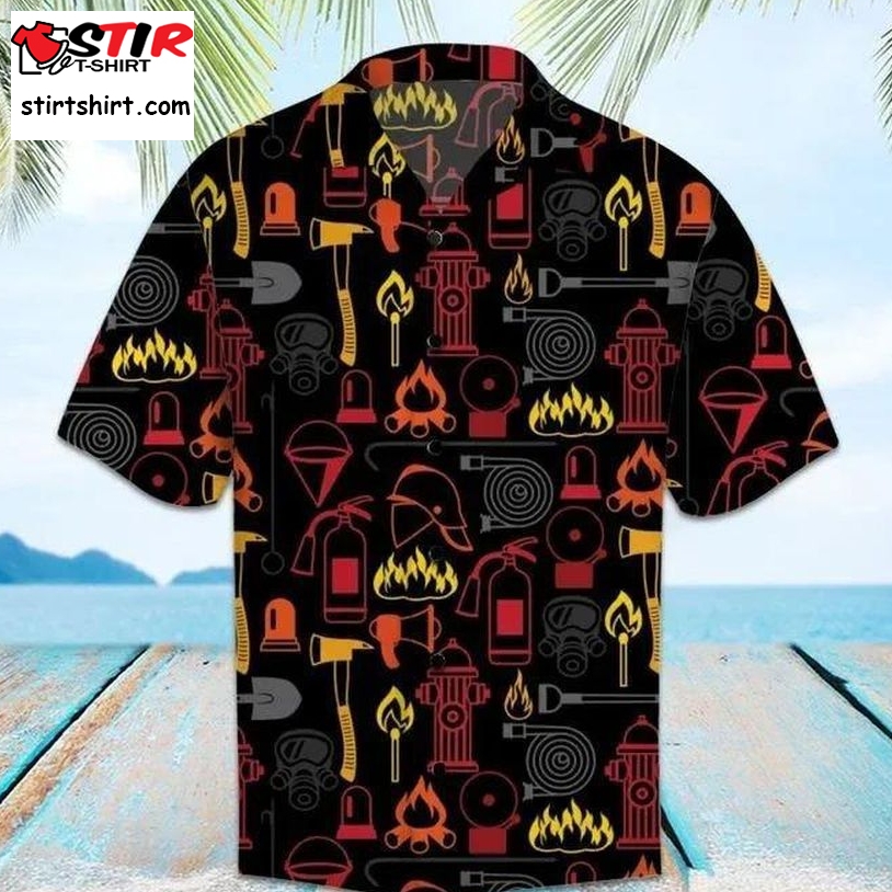 Firefighter Hawaiian Shirt Pre13165, Hawaiian Shirt, Beach Shorts, One Piece Swimsuit, Polo Shirt, Funny Shirts, Gift Shirts, Graphic Tee   Copy   Copy