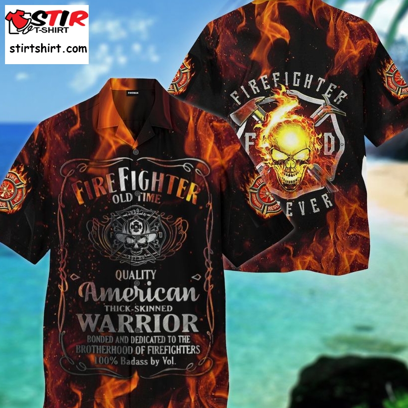 Firefighter Old Time Hawaiian Shirt Pre11494, Hawaiian Shirt, Beach Shorts, One Piece Swimsuit, Polo Shirt, Funny Shirts, Gift Shirts, Graphic Tee   Copy   Copy