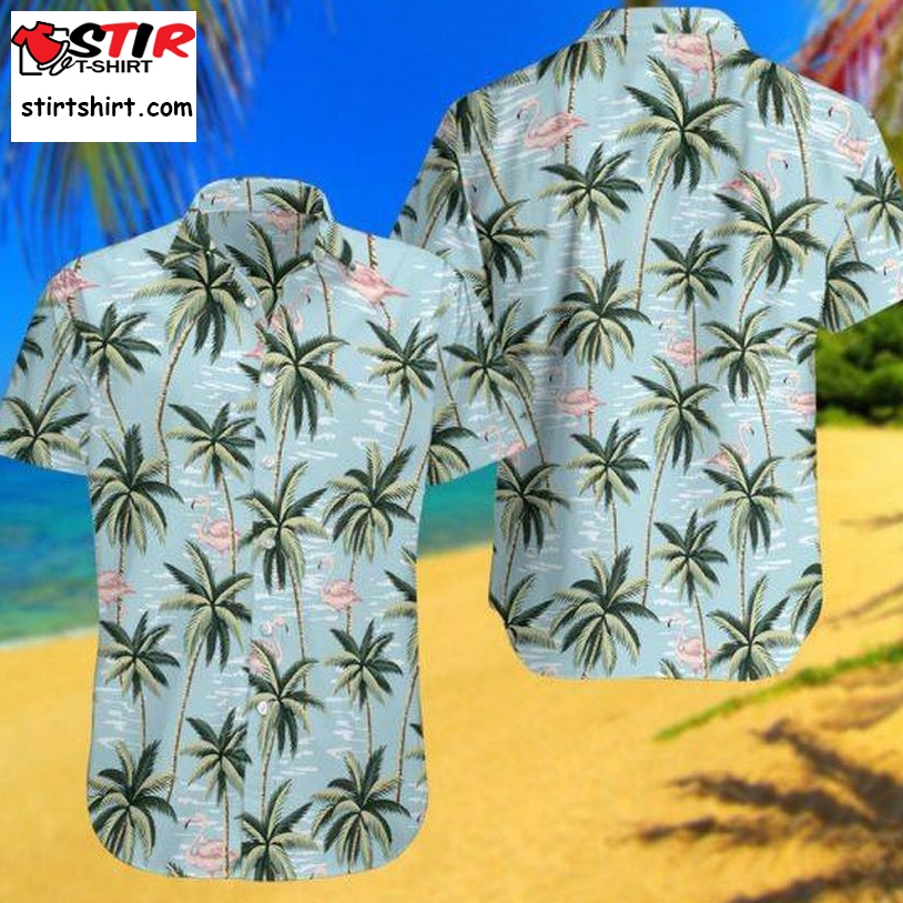 Flamingo And Palm Tree For Men For Women Hw4451 Hawaiian Shirt Pre11176, Hawaiian Shirt, Beach Shorts, One Piece Swimsuit, Polo Shirt, Funny Shirts   Copy   Copy