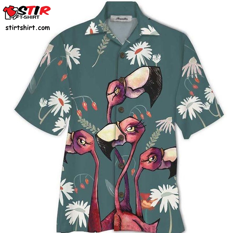 Flamingo Colorful Hawaiian Shirt Pre10363, Hawaiian Shirt, Beach Shorts, One Piece Swimsuit, Polo Shirt, Funny Shirts, Gift Shirts, Graphic Tee   Copy   Copy