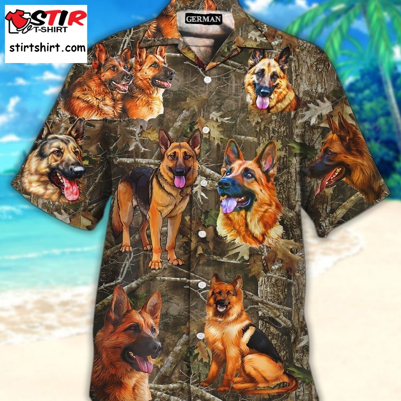 German Shepherd Hawaiian Shirt Pre11355, Hawaiian Shirt, Beach Shorts, One Piece Swimsuit, Polo Shirt, Funny Shirts, Gift Shirts, Graphic Tee