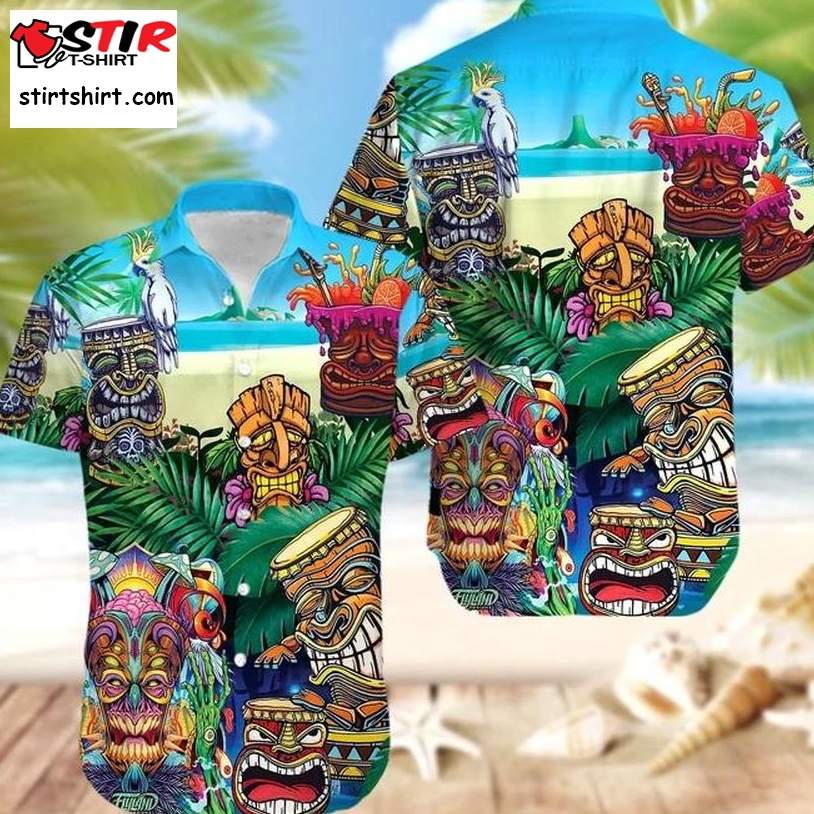 Get Lost On A Island Tiki Tiki Hawaiian Shirt Pre13104, Hawaiian Shirt, Beach Shorts, One Piece Swimsuit, Polo Shirt, Funny Shirts, Gift Shirts