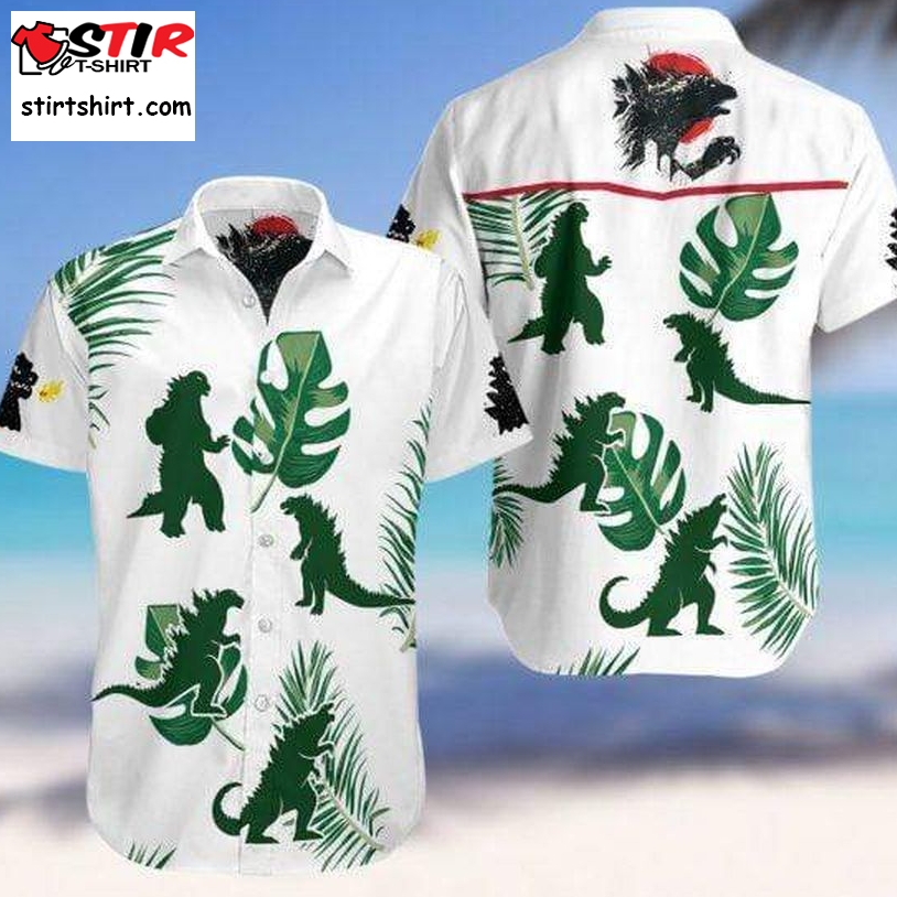 Godzilla King Tropical Hawaiian Shirt Pre13067, Hawaiian Shirt, Beach Shorts, One Piece Swimsuit, Polo Shirt, Funny Shirts, Gift Shirts, Graphic Tee