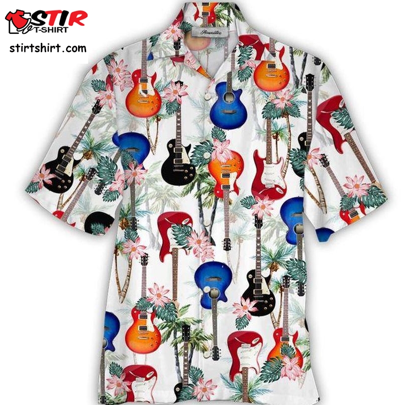 Guitar Hawaiian Shirt Pre10283, Hawaiian Shirt, Beach Shorts, One Piece Swimsuit, Polo Shirt, Funny Shirts, Gift Shirts, Graphic Tee