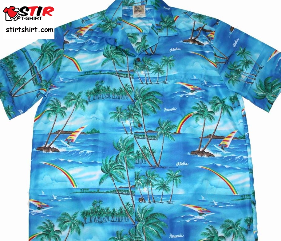 Hawaiian Shirt 100_ Polyester  Polyester 