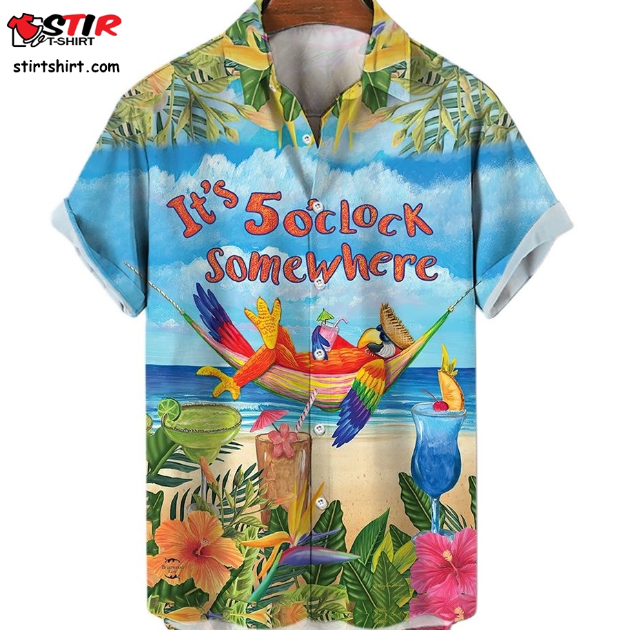 Hawaiian Shirts For Men Summer Beach Holiday Male Print Shirts Fashion Casual Streetwear Hip Hop Unisex  Unisex 