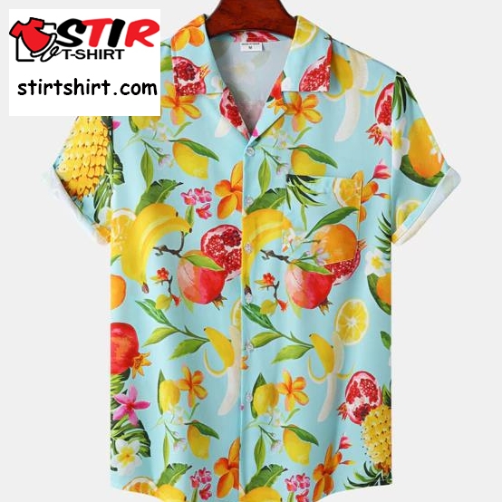 Hawaiian Short Sleeve Shirts Hawaiian Shirt Day Summer  Macho Man 
