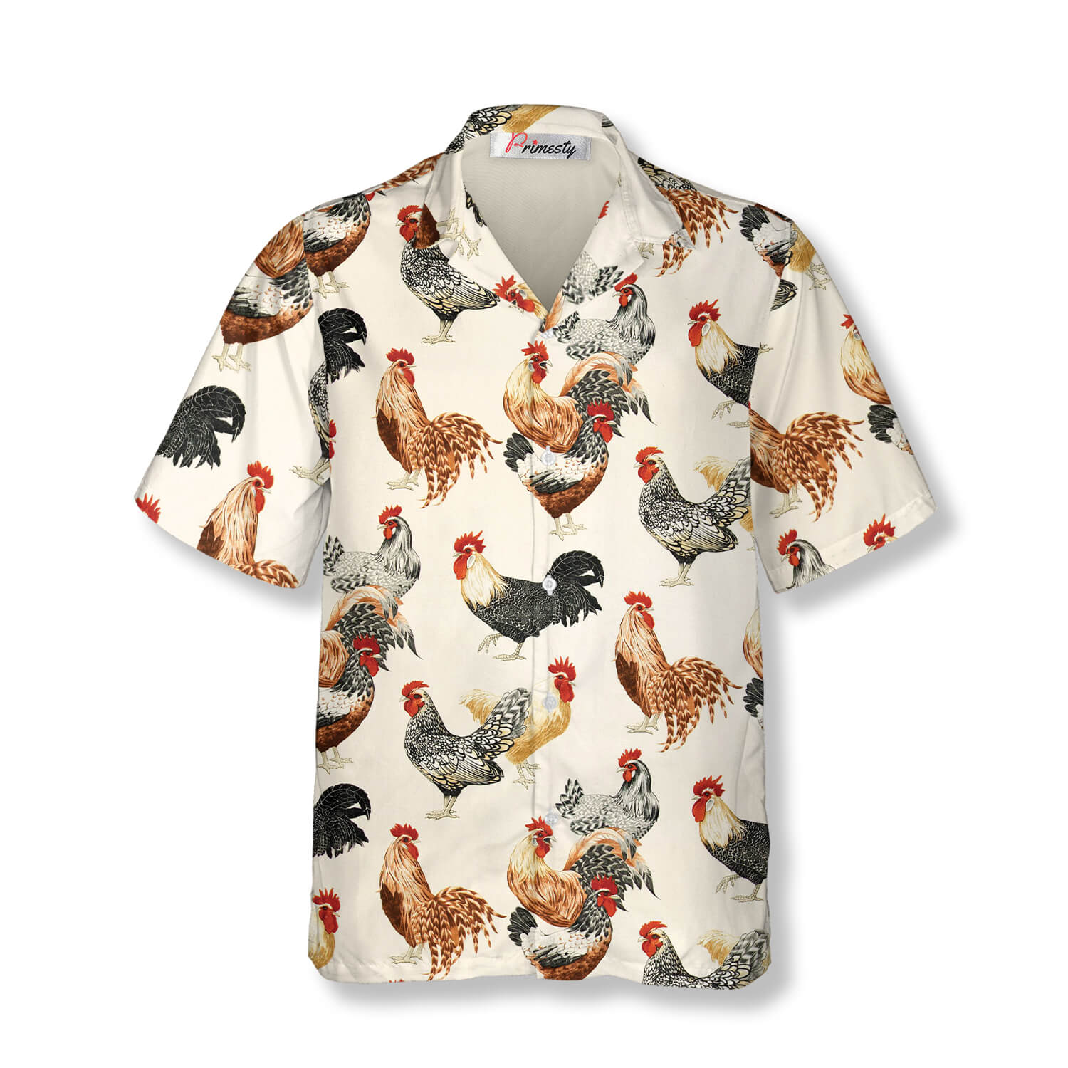 Hen And Rooster Chicken Seamless Pattern Chicken Shirtsjpeg
