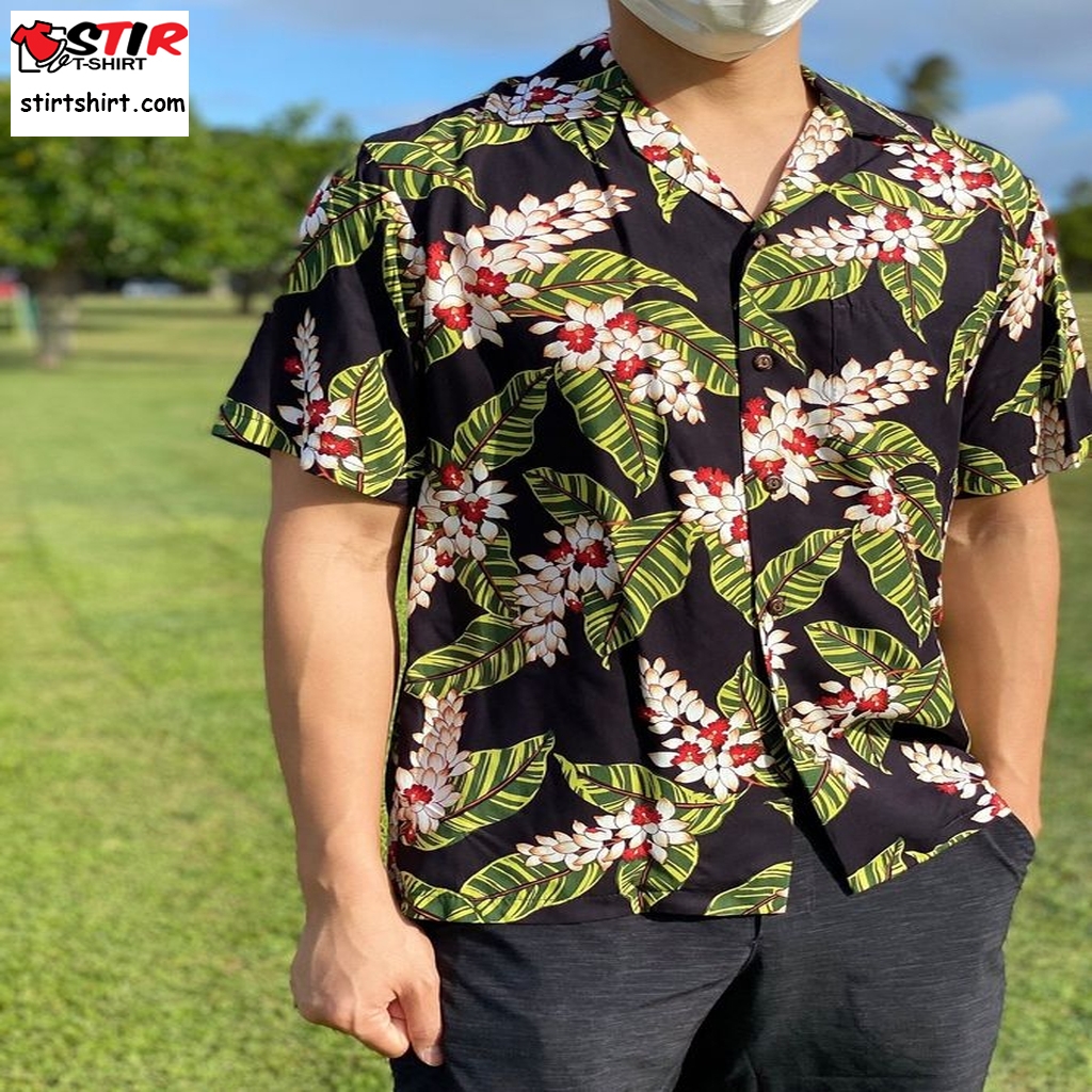 Made In Hawaii Super Soft Rayon Floral Panel All Over Hawaiian Aloha Shirt   Cool Summer Beach  Cool s