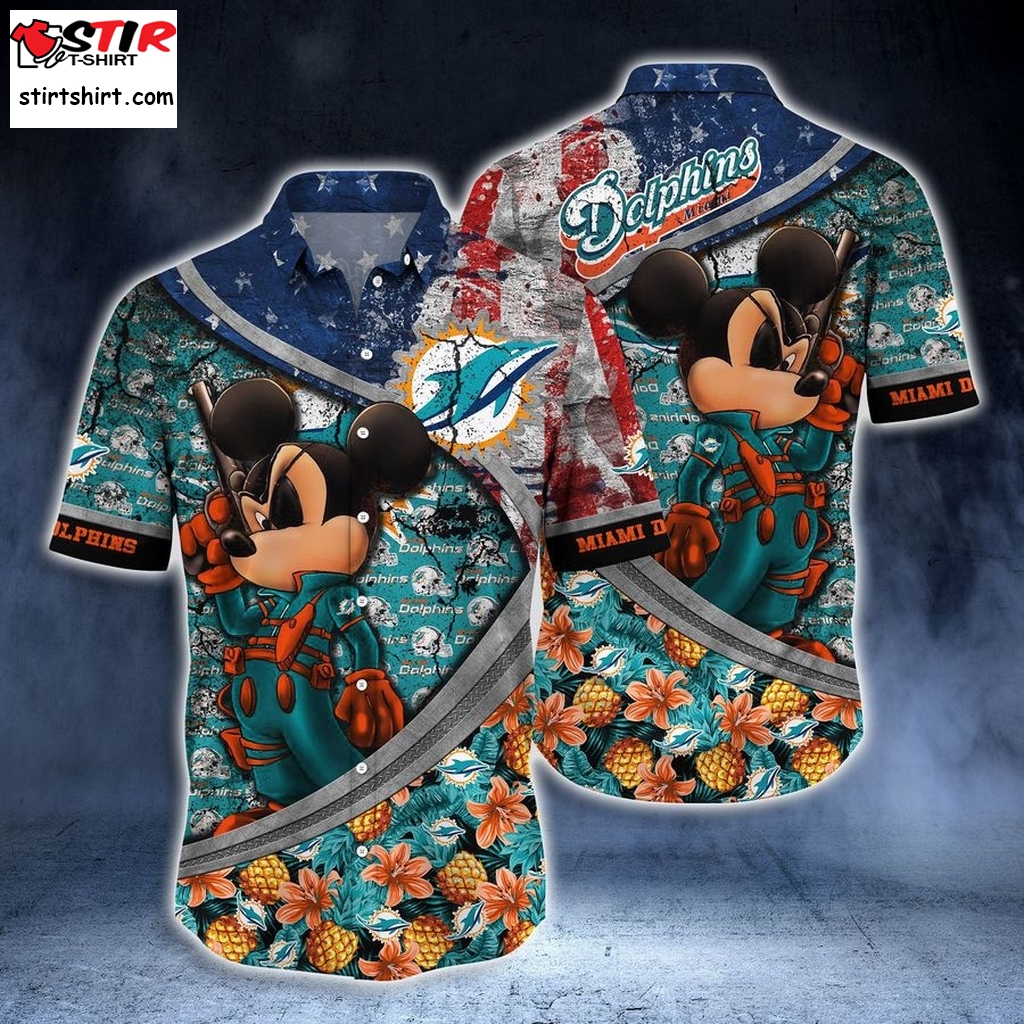 Miami Dolphins Hawaiian Shirt T Shirt Cool Mickey Style Hot Trending  Cool s