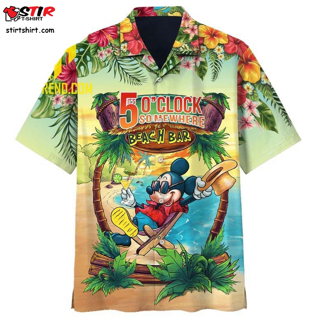 Mickey Mouse Beach Bar Disney Hawaiian Shirt  Disney s