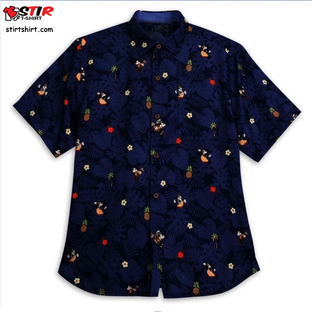 Mickey Mouse Disney 1 For Men And Women Graphic Print Short Sleeve Hawaiian Casual Shirt Y97  Disney s