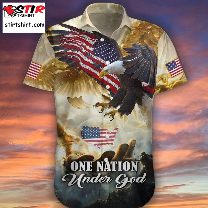 Nation Under God Hawaiian Shirt Pre12644, Hawaiian Shirt, Beach Shorts, One Piece Swimsuit, Polo Shirt, Funny Shirts, Gift Shirts, Graphic Tee