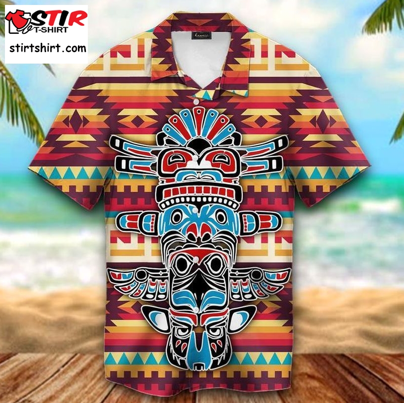 Native American Classic Pattern Hawaiian Shirt Pre11100, Hawaiian Shirt, Beach Shorts, One Piece Swimsuit, Polo Shirt, Funny Shirts, Gift Shirts