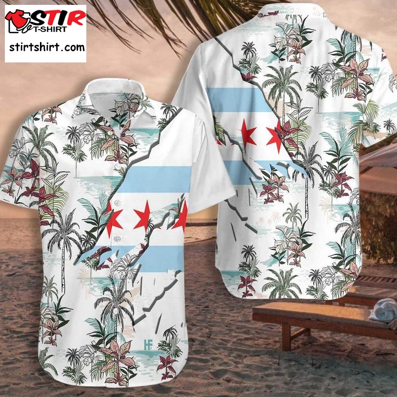 Navy Chicago Hawaiian Shirt Pre11028, Hawaiian Shirt, Beach Shorts, One Piece Swimsuit, Polo Shirt, Funny Shirts, Gift Shirts, Graphic Tee