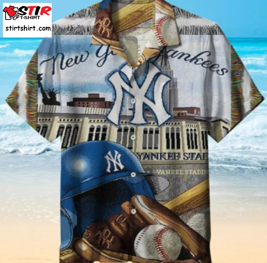 New York Yankees Hawaiian Shirt, Aloha Summer Men Women Shirt All Sizes  Ny Yankees 