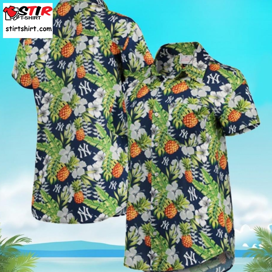 New York Yankees Hawaiian Shirt Pineapple Summer Beach  Ny Yankees 