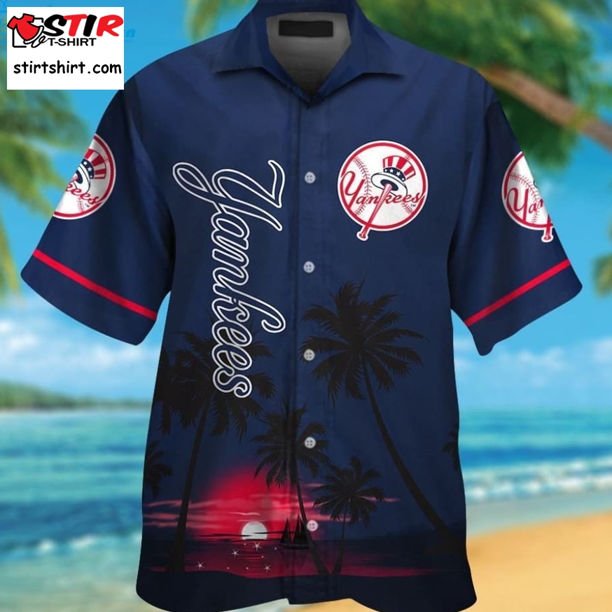 New York Yankees Hawaiian Shirt  Ny Yankees 