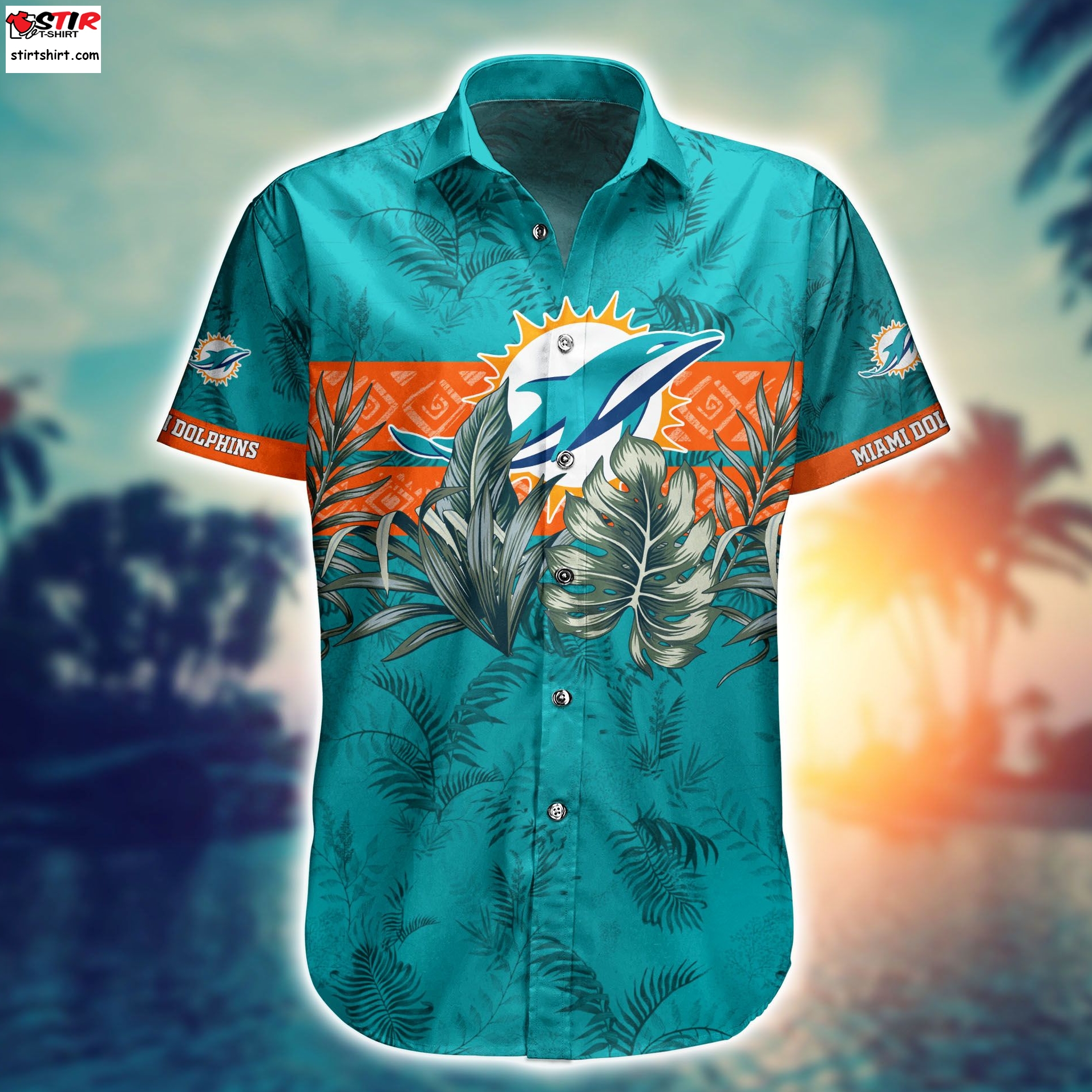 Nfl Miami Dolphins Hawaiian Shirt Short Tshirt