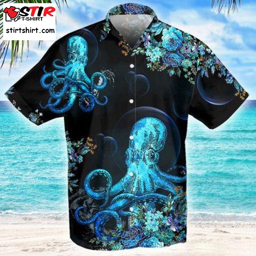Octopus Hawaiian Shirt Pre10381, Hawaiian Shirt, Beach Shorts, One Piece Swimsuit, Polo Shirt, Personalized Shirt, Funny Shirts, Gift Shirts