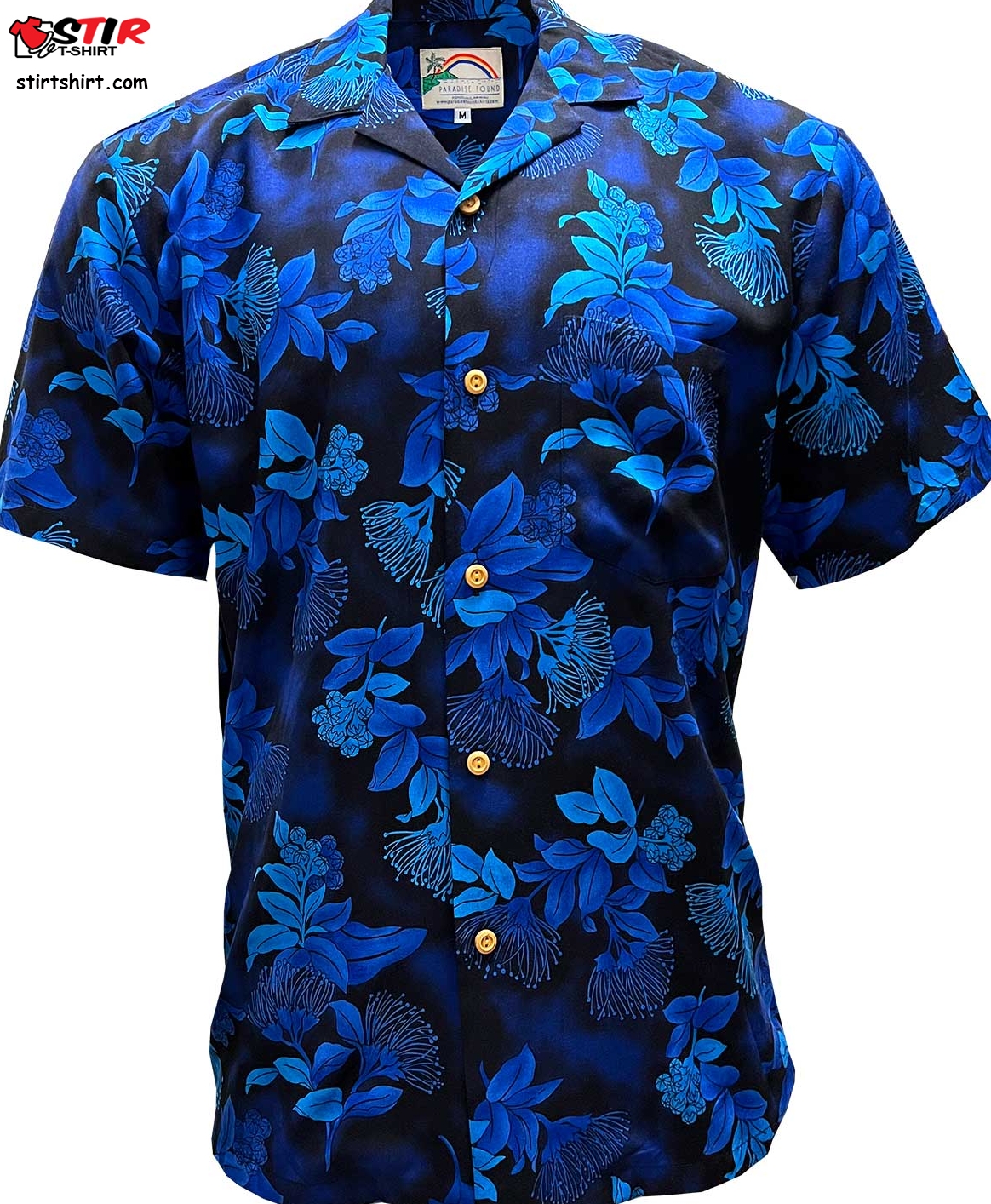 Ohia Navy Hawaiian Shirt   Images
