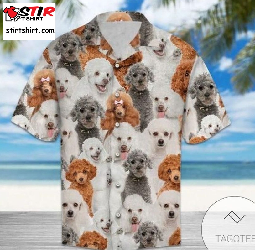 Order Poodle Funny Dog Authentic Hawaiian Shirt 2023S 3D